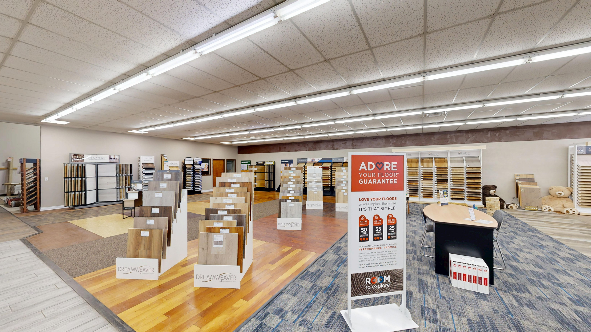hardwood flooring showroom in Ann Arbor, MI
